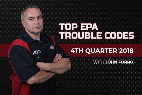 Top EPA Trouble Codes
