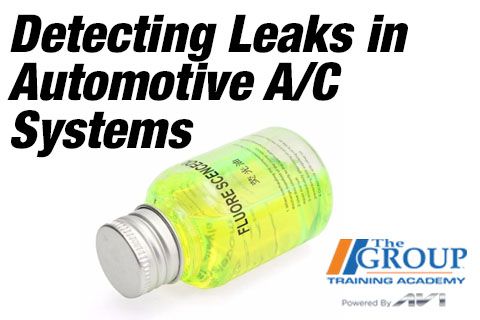 Detecting Leaks in Automotive A_C Systems