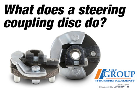 090825 What does a steering coupling disc do